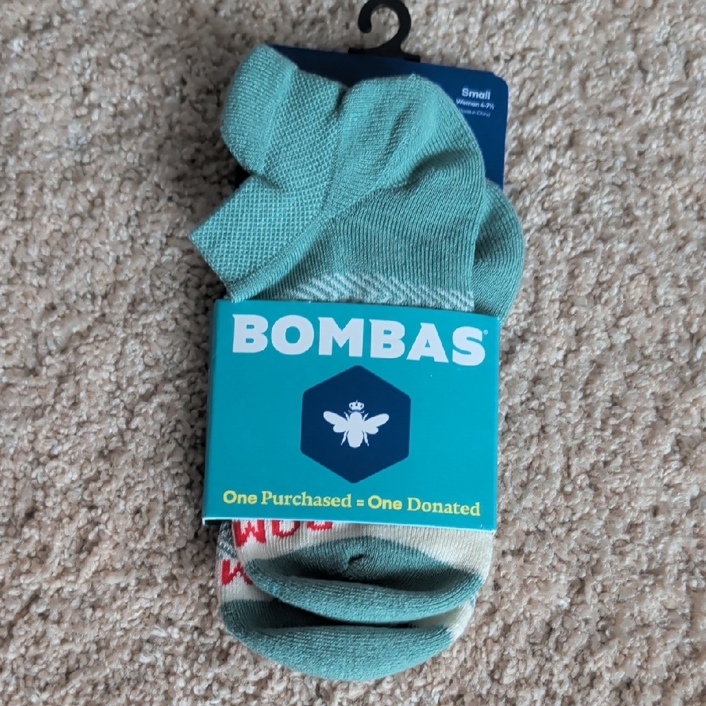 NWT BOMBAS Tri-block Ankle Socks